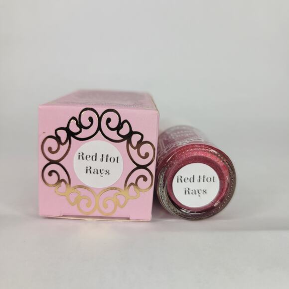 Glitter Daze "Red Hot Rays" NEW Pink Glitter Shimmer Holo Metallic Lacquer - Picture 7 of 7